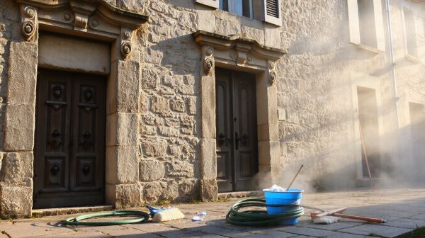 Les meilleures méthodes pour nettoyer votre façade à Treillières